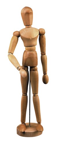 Mannequin homme 30cm - mannequin,