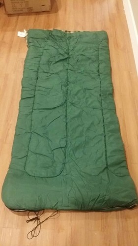 Green sleeping bag - green,