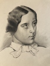 Très Beau Grand Dessin Mine