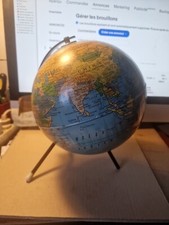 GLOBE TERRESTRE ancien