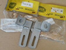 #35 #36  Pair Hella Spot Fog Auxiliary Lamp Light Brackets Bumper Universal NOS 