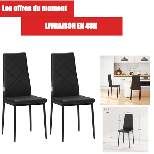 Homcom chaise salle manger - salle,