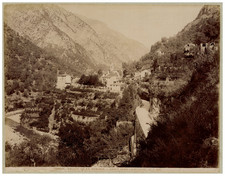 Giletta, France, Vallée de la Vésubie, Saint Jean la Rivière Original vintage pr