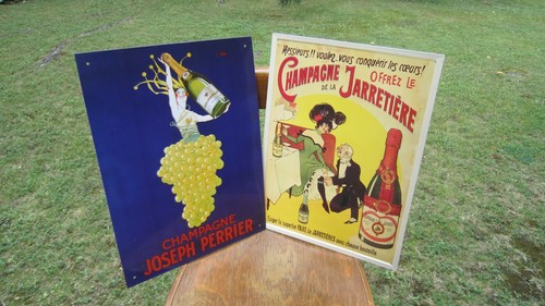 Lot plaques publicitaires - lot,