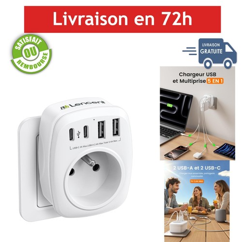 Lencent multiprise murale avec - lencent,