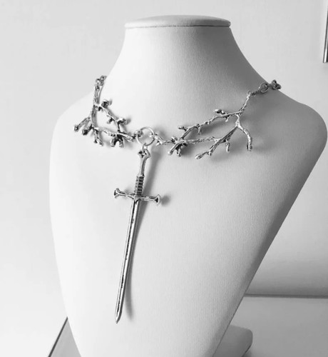 Collier épée viking - , chaîne