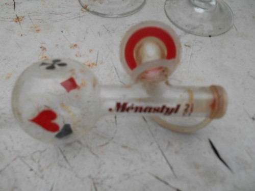 Lot ancienne boule doseur de - 3,