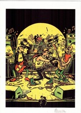 EX-LIBRIS LUCIEN EN CONCERT TIRAGE LIMITE / SIGNE PAR FRANK MARGERIN NEUF