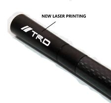 TRD 4.7" Aluminum Universal Black Carbon Fiber Sports Car Antenna with Logo