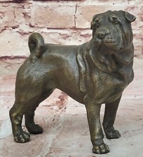 Sculpture Statue De Chien Shar