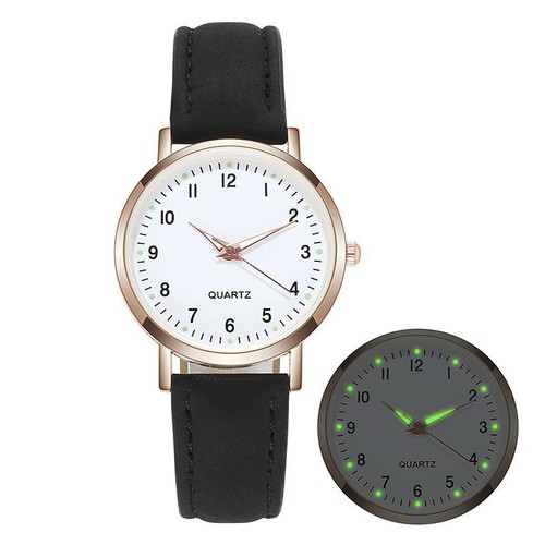 Montre chiffres noire or - noire,