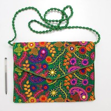 Sac à main vintage tribal banjara fait main ethnique femme boho fantaisie poc...