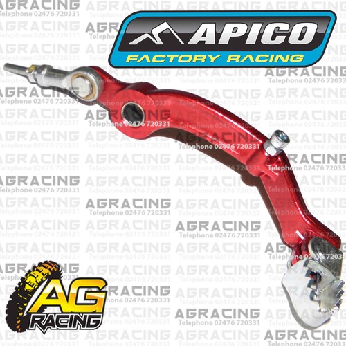 Apico red rear foot brake - apico,