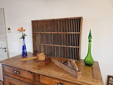 Radiguer Antique Typographic Locker - Authentic Workshop Furniture »