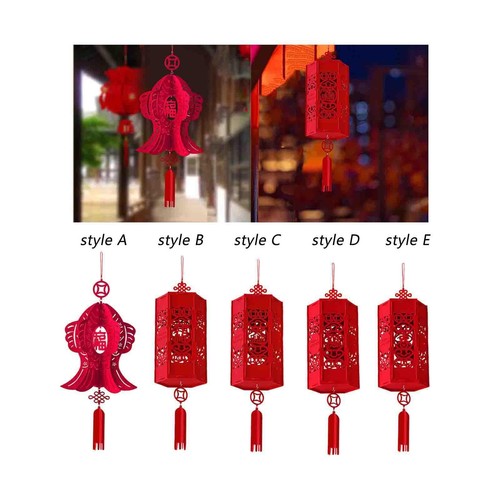 Lanterne chinoise rouge - ,