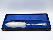 BEAUTIFUL ALL SILVER PIE SHOVEL POINCON MINERVA 1ST TITLE WITH BOX