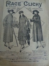 CATALOGUE MODE " A LA PLACE CLICHY " VINTAGE , GRAND MAGASIN 