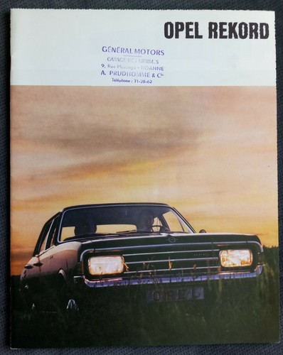 Catalogue opel rekord - ,