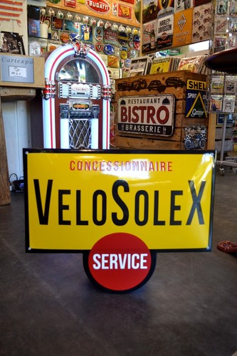 Plaque émaillée vélo - émaillée, solex