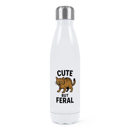 Gourde double paroi chat - gourde,