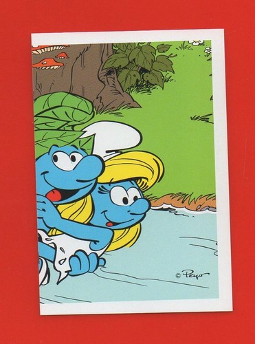 The smurfs cora - -, card