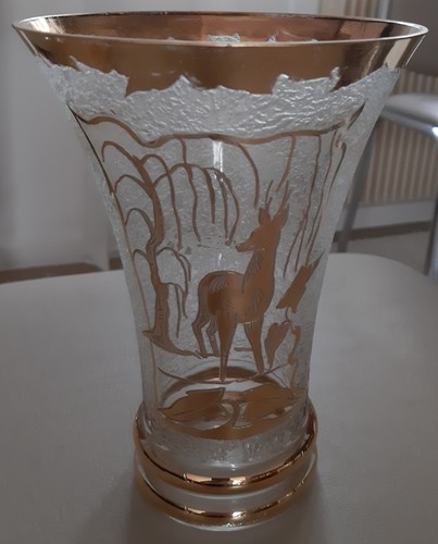 Epoque art déco vase cornet - art,