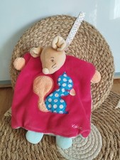 Doudou plat marionnette Souris