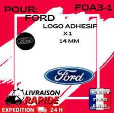 1 Logo Stickers Clé Clefs FORD Emblème Autocollant Voiture 14 mm