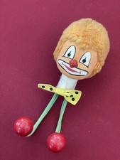 Vintage 60s Kids Clown Coat Rack