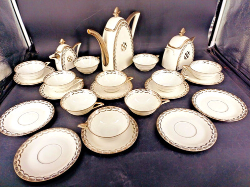 Service cafe porcelaine de - a,