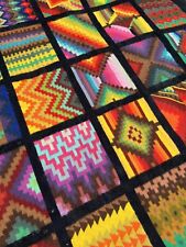 Vintage Wool Ethnic & Geometric Living Room Rug 1970