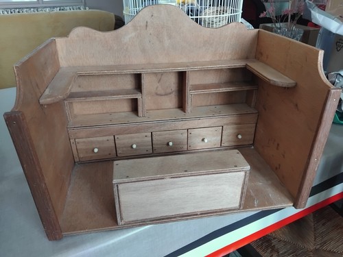 Jouet ancien épicerie bois - jouet,
