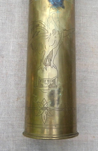 France ww1 douille gravée - -,