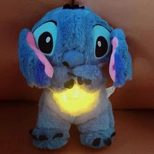 Stitch Plush Breathe Night Music Lights Improve Sleep Kids