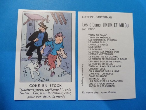 Chromos tintin rare - tintin, 70