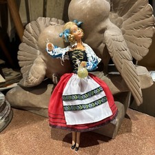 antique German barbie doll waitress