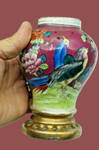 Ancien pied lampe - de,