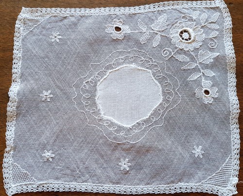 Napperon ancien tulle - -ancien, en