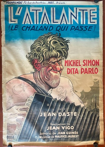 Affiche atalante jean - affiche, l'atalante