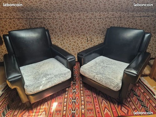 Fauteuils vintage années - 2,