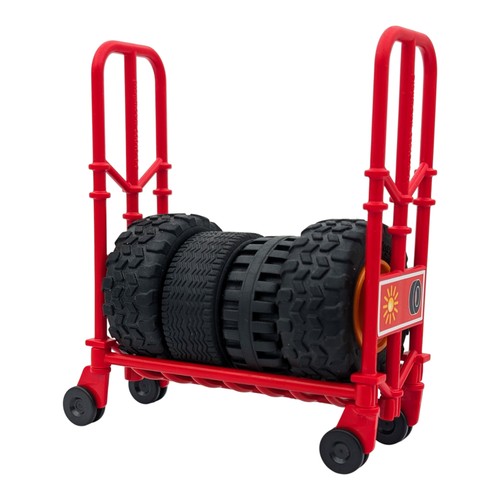 Playmobil étagère rouge