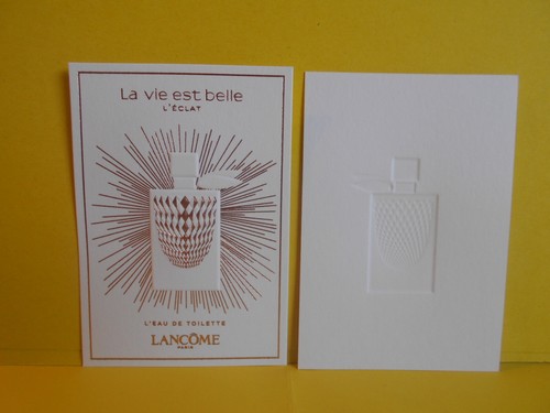 Carte publicitaire vie est - carte,