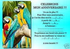 5 ou 12 cartes invitation