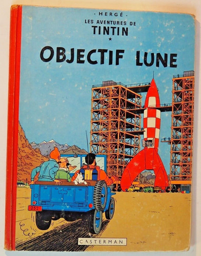 Tintin b35 objectif lune - tintin,