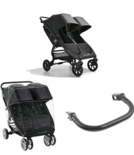 Poussette double + barres