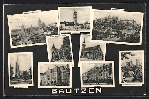 Bautzen reichenturm - ak, bautzen,