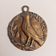 Beau Médaillon en Bronze -