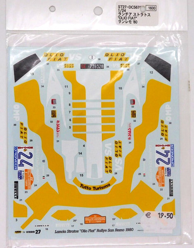 Decal studio27 lancia - studio27, stratos