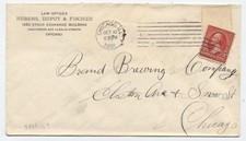 1901 Chicago IL 2ct 1st bureau cover stamp loose [6078.79]