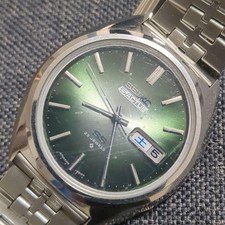 SEIKO 5 Actus 6106-8670 23 JEWELS Analog watch Green JP